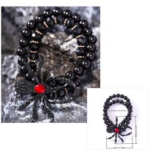 BLACK SPIDER BRACELET